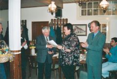 Ehrung von Richard Eichhorn